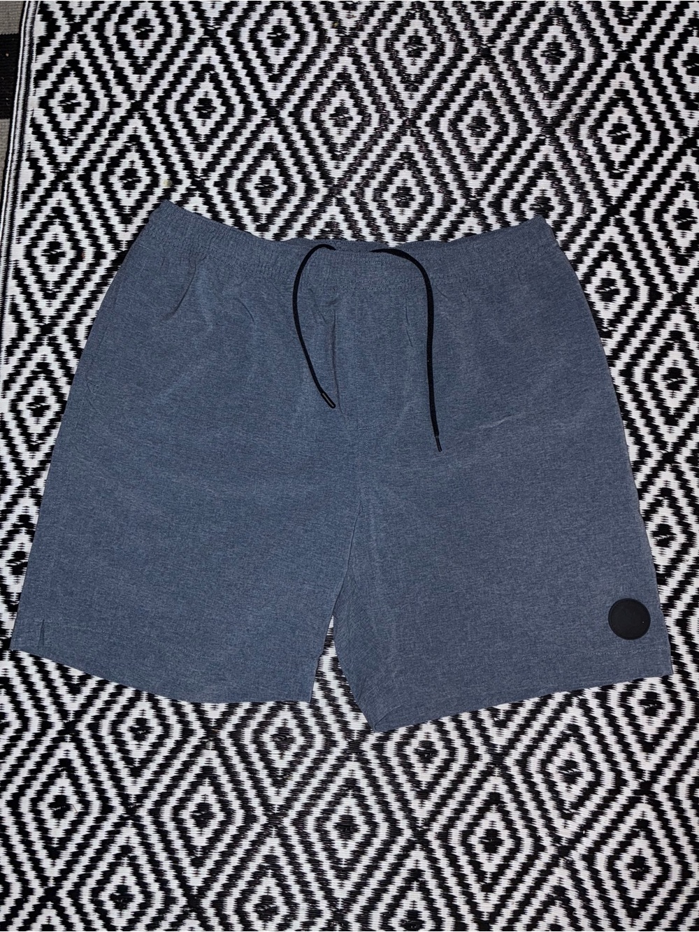 Chubbies Amphibious Hybrid Gym Swim Athletic Shorts Mens Large Gray 7" Ins Swim